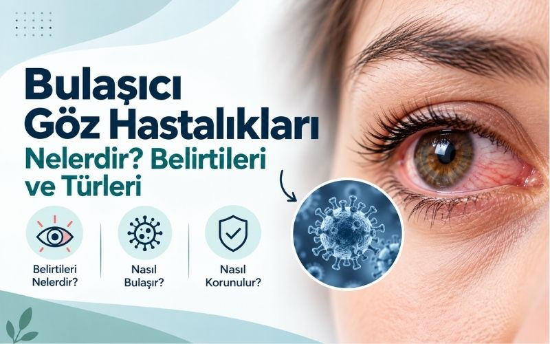 Bulaşıcı göz hastalıkları nelerdir? Belirtileri ve türleri