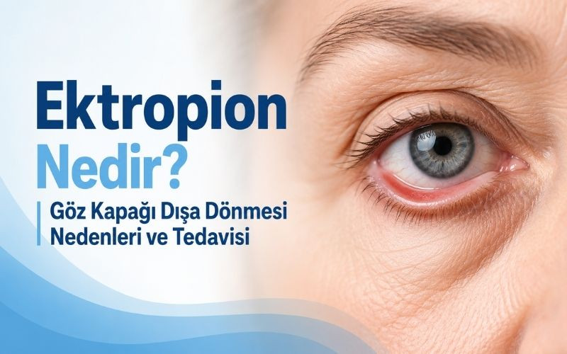 Ektropion Nedir? Göz Kapağı Dışa Dönmesi Nedenleri ve Tedavisi