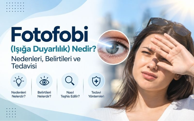 Fotofobi (Işığa Duyarlılık) Nedir? Nedenleri, Belirtileri ve Tedavisi