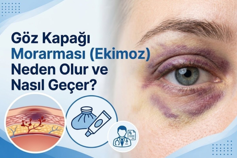 Göz Kapağı Morarması (Ekimoz) Neden Olur ve Nasıl Geçer?