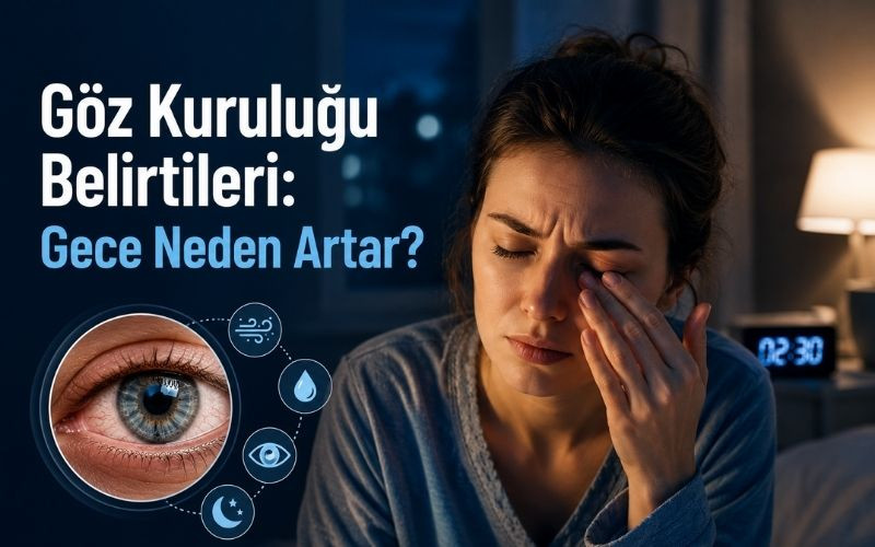 Göz kuruluğu belirtileri: Gece neden artar ve nasıl geçer?