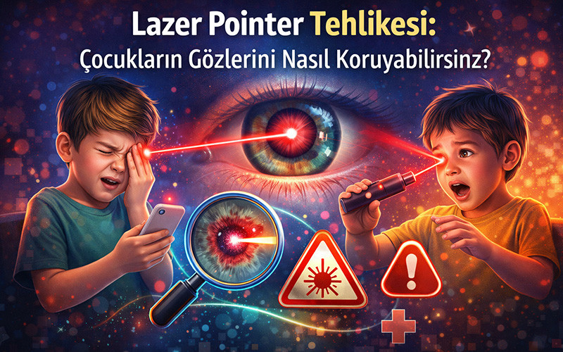 Lazer Pointer Tehlikesi: Çocukların Gözlerini Nasıl Koruyabilirsiniz?