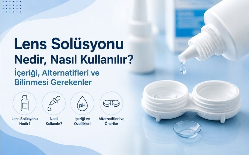 Lens Solüsyonu Nedir, Nasıl Kullanılır? İçeriği, Alternatifleri ve Bilinmesi Gerekenler