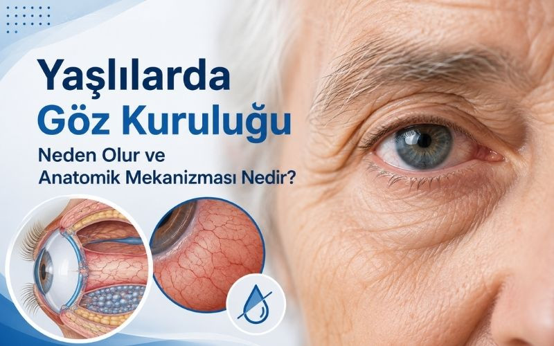 Yaşlılarda Göz Kuruluğu Neden Olur ve Anatomik Mekanizması Nedir?